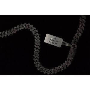 MOISSANITE Chain 925 Sterling Silver Passes Tester Real Iced Hip Hop Necklace